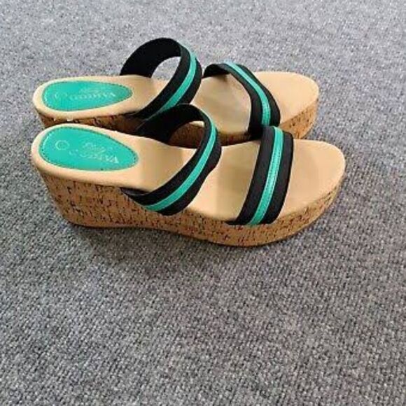 BRANS NEW  LADY GODIVA WEDGE WOMEN'S  SHOES - Picture 1 of 16
